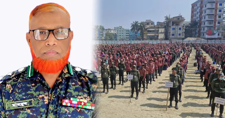 আনসার-ভিডিপির কুমিল্লা রেঞ্জের পরিচালক মাহবুবুর রহমান; প্রস্তুতি সমাবেশে আনসার-ভিডিপি সদস্যরা